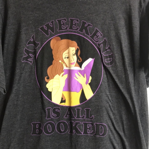 Beauty & Beast T-Shirt Belle Weekend All Booked Disney Size large - Picture 4 of 9